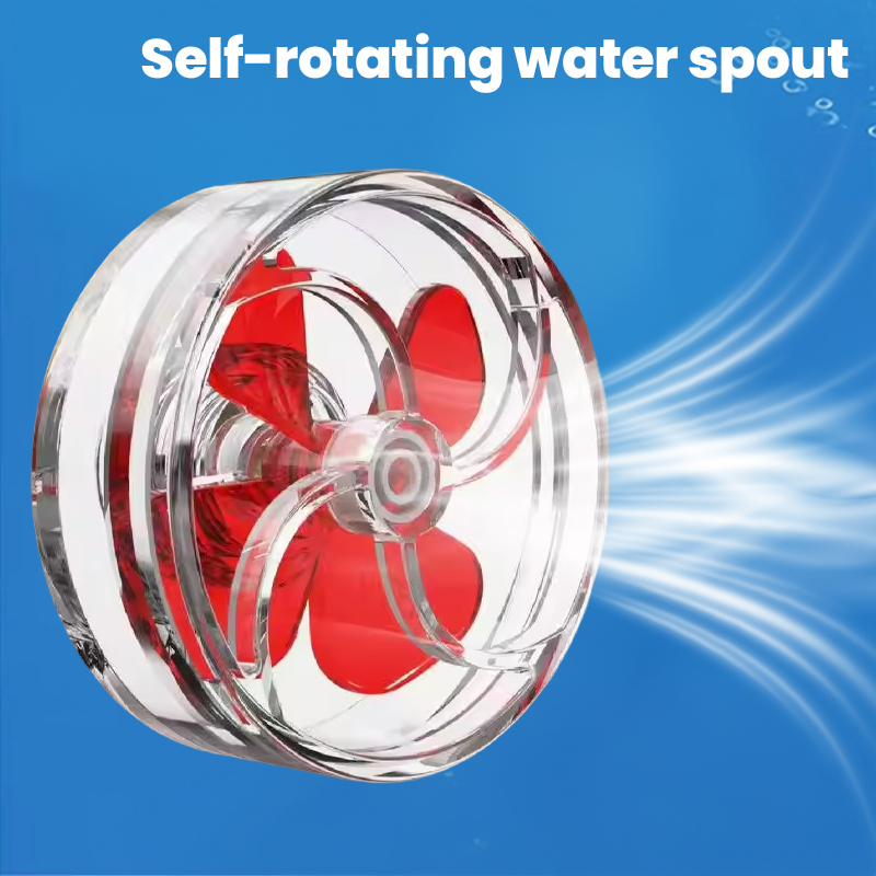 4-Blade Auto-Rotating Fan Kit for Fish Tank Outlet - Clover Accessories, Aquarium Filter Screen Add - ons — image 5