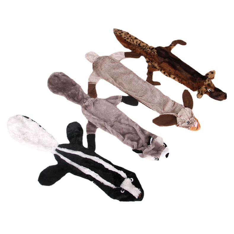 Juguetes de peluche para mascotas, resistente a mordiscos, con sonido y ruido, juguetes para perros limpiadores de dientes, formas de animales que absorben olores — imagen 1