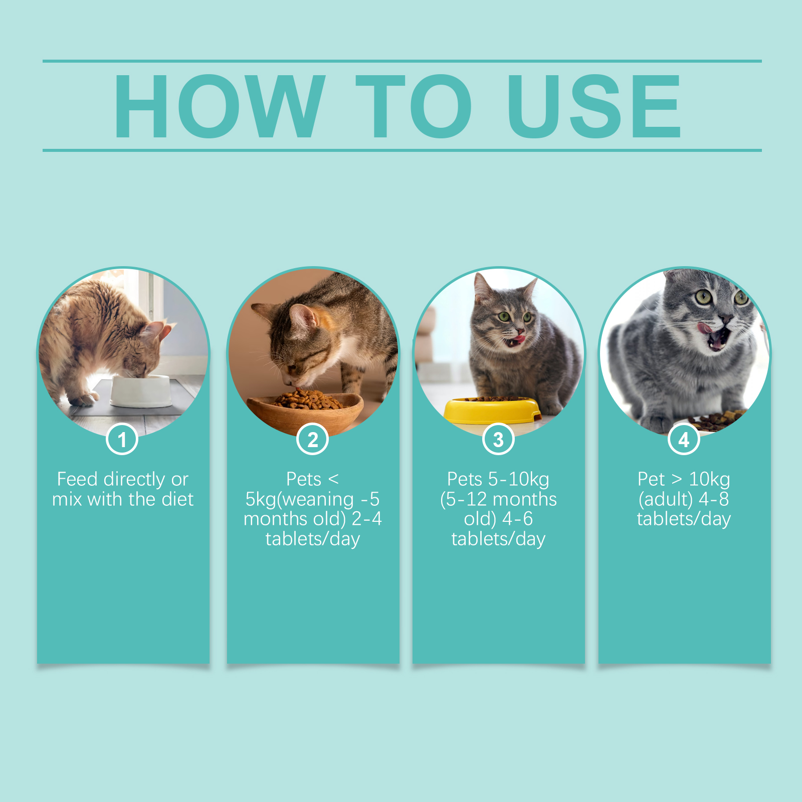 Cat Probiotic Tablets To Improve Intestinal Health, Balance Digestion And Absorption Of Pet Nutritional Supplements — image 8