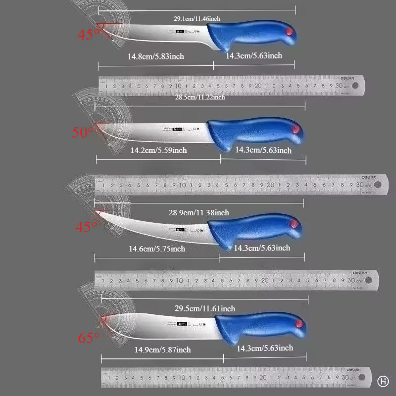 Boning Knife Steak Knife Slaughtering Knife Ultra-Sharp Stainless Steel Small Curved Knife Butcher's Skinning Knife — image 6