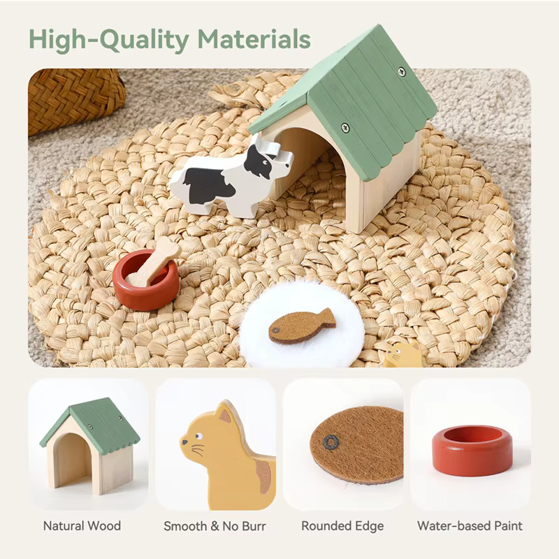 Accesorios de Juego para Mascotas - Conjunto de Accesorios para Casitas de Muñecas — imagen 1