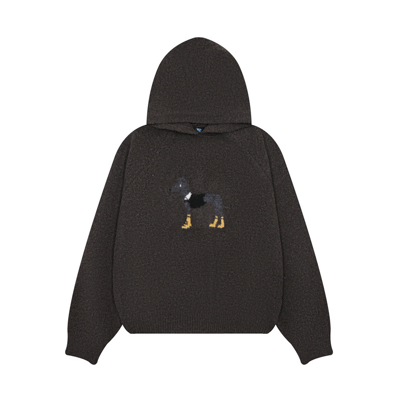 Simple puppy jacquard sweater — image 5