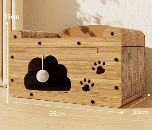 Manta de Sisal Creativa que No Deja Restos para Tablero de Rasguño del Gato — imagen 23