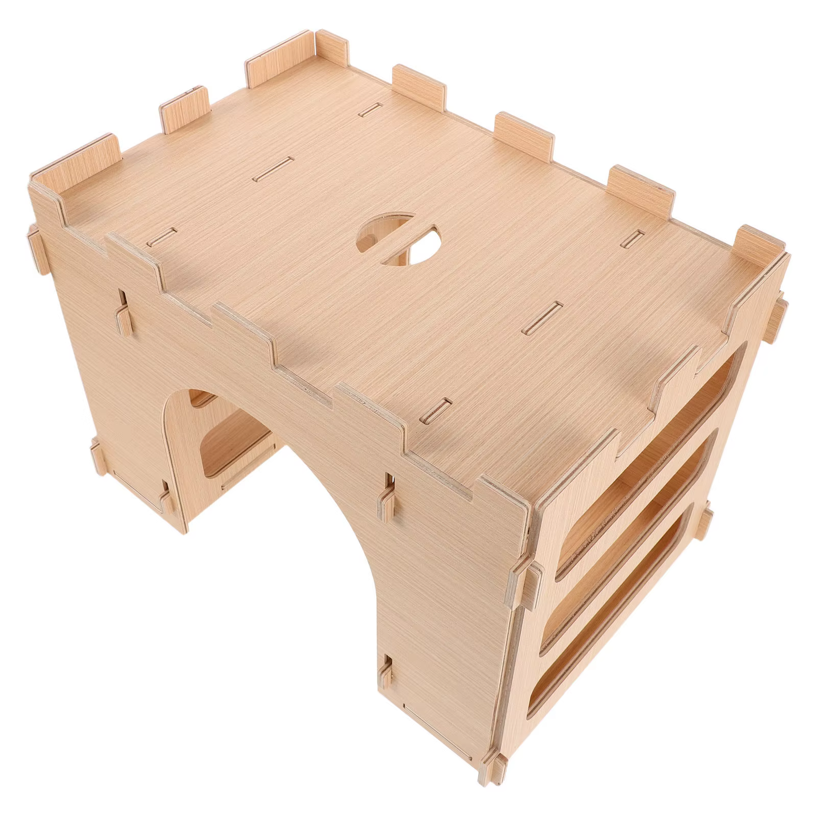Alimentador de Heno para Conejos Casa de Hábitat de Madera, Caja de Nido para Animales Pequeños, Conejo, Cobaya, Chinchilla, Hamster — imagen 1