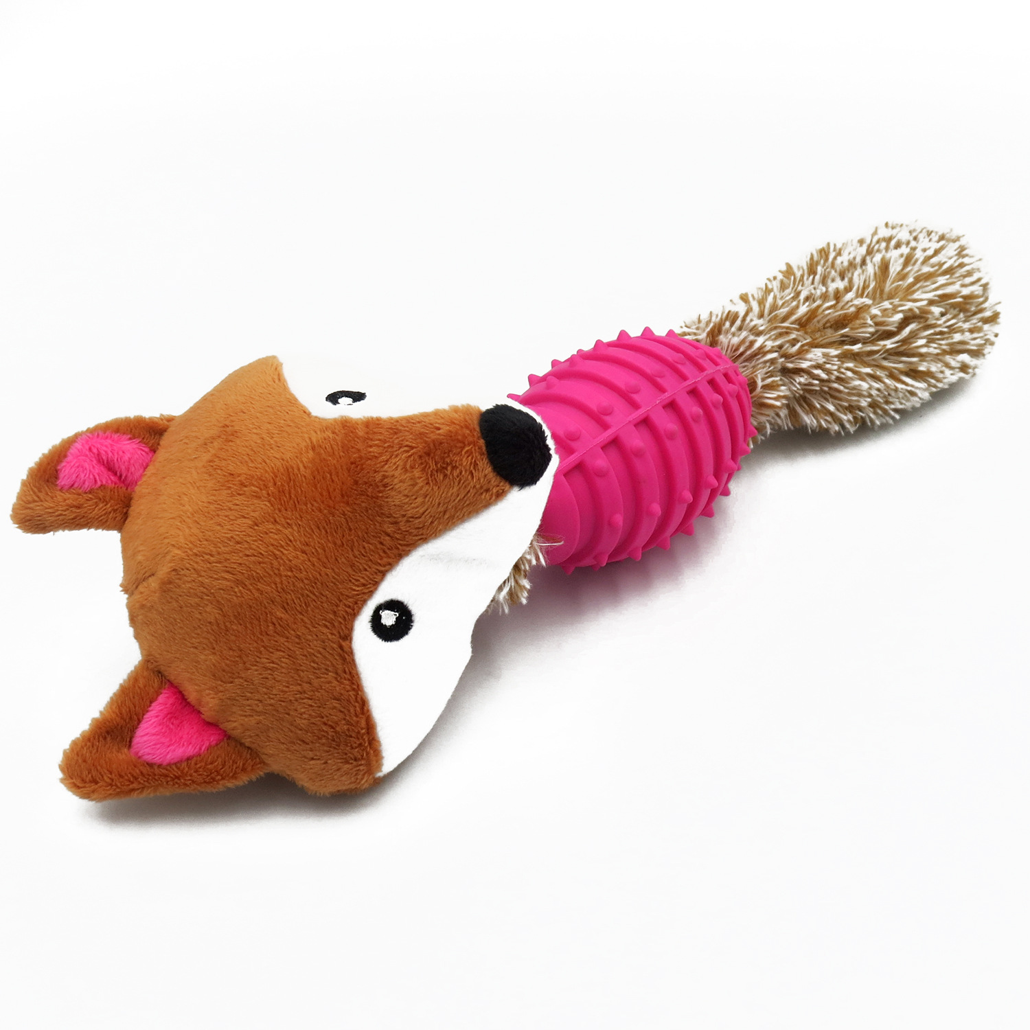 Juguetes de Peluche para Mascotas - Zorro, Foca, Mapache y más (Llavados de Dientes para Perros) — imagen 3