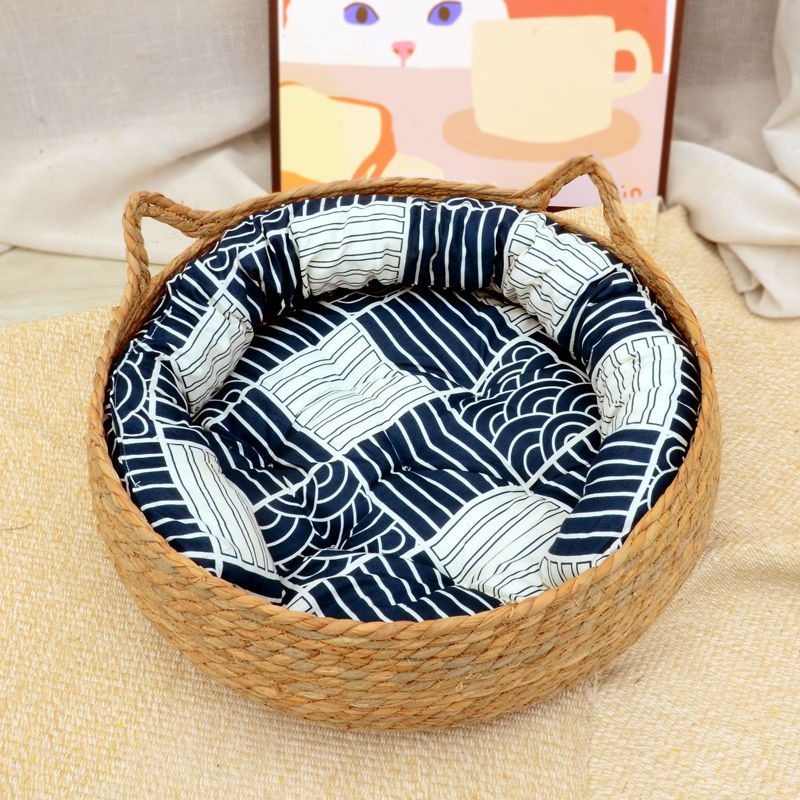 Four Seasons Universal Cat Scratching Board Rattan Removable And Washable Winter Cat Litter — image 12