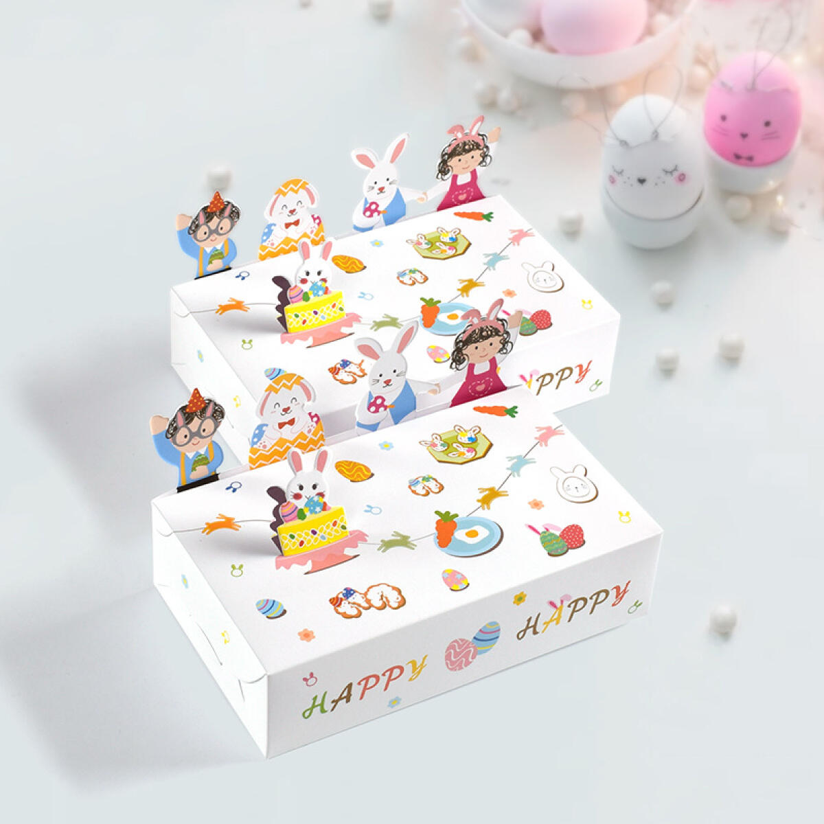 Cajas Regalo de Peluche en 3D para Conejos - 10 Unidades — imagen 5