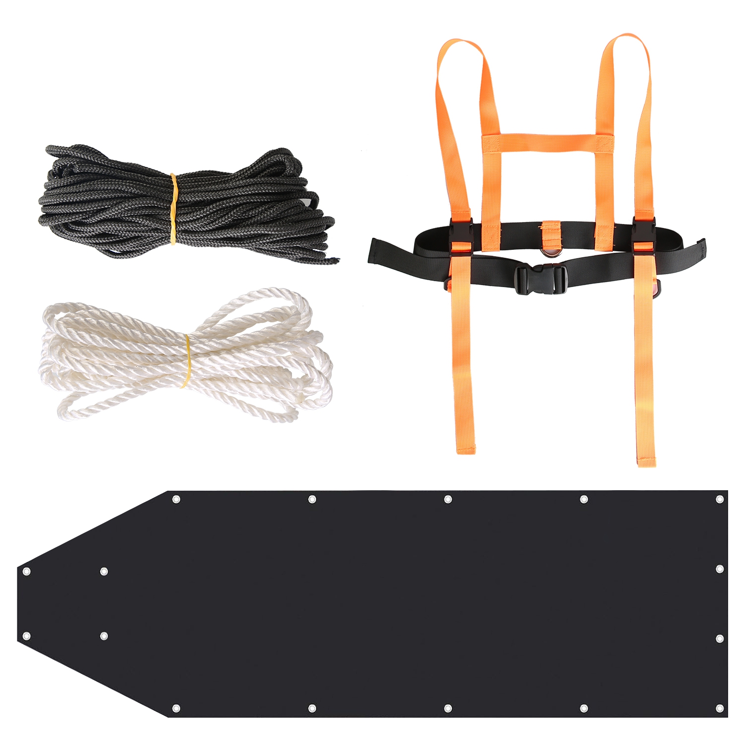 Deer Drag Sled With Dragging Harness Deer Cart Game Hauler Snow Sledding Pad Hunting Gear Supplies With 32.8FT Black Rope 16.1FT White Rope For Hunting Ice Fishing Hauling Fire Wood — imagen 4