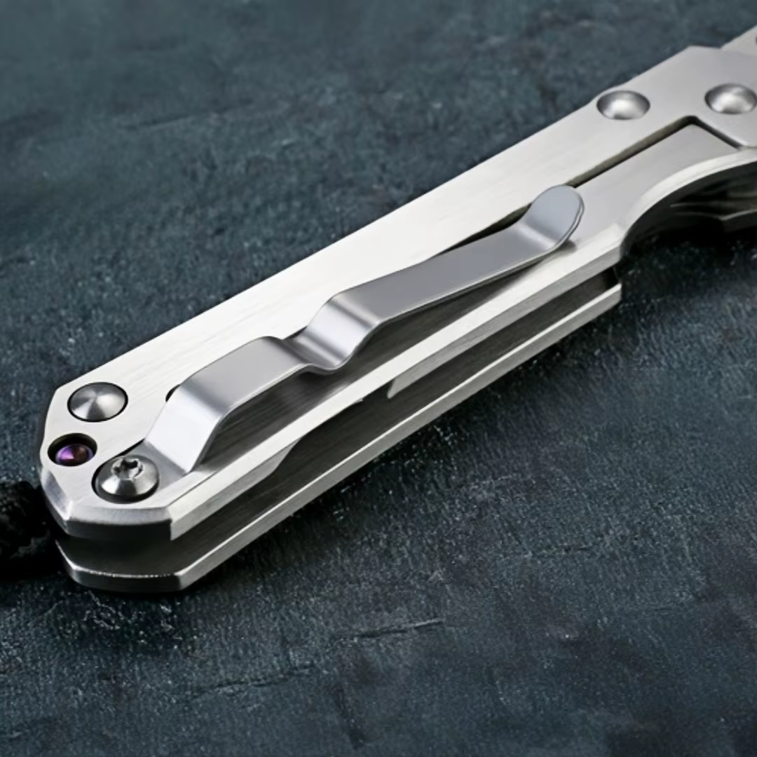 Chris Reeves Folding Knife, Outdoor Multifunctional Knife, Tactical Folding Knife Made of High Hardness Stainless Steel Knives — image 4