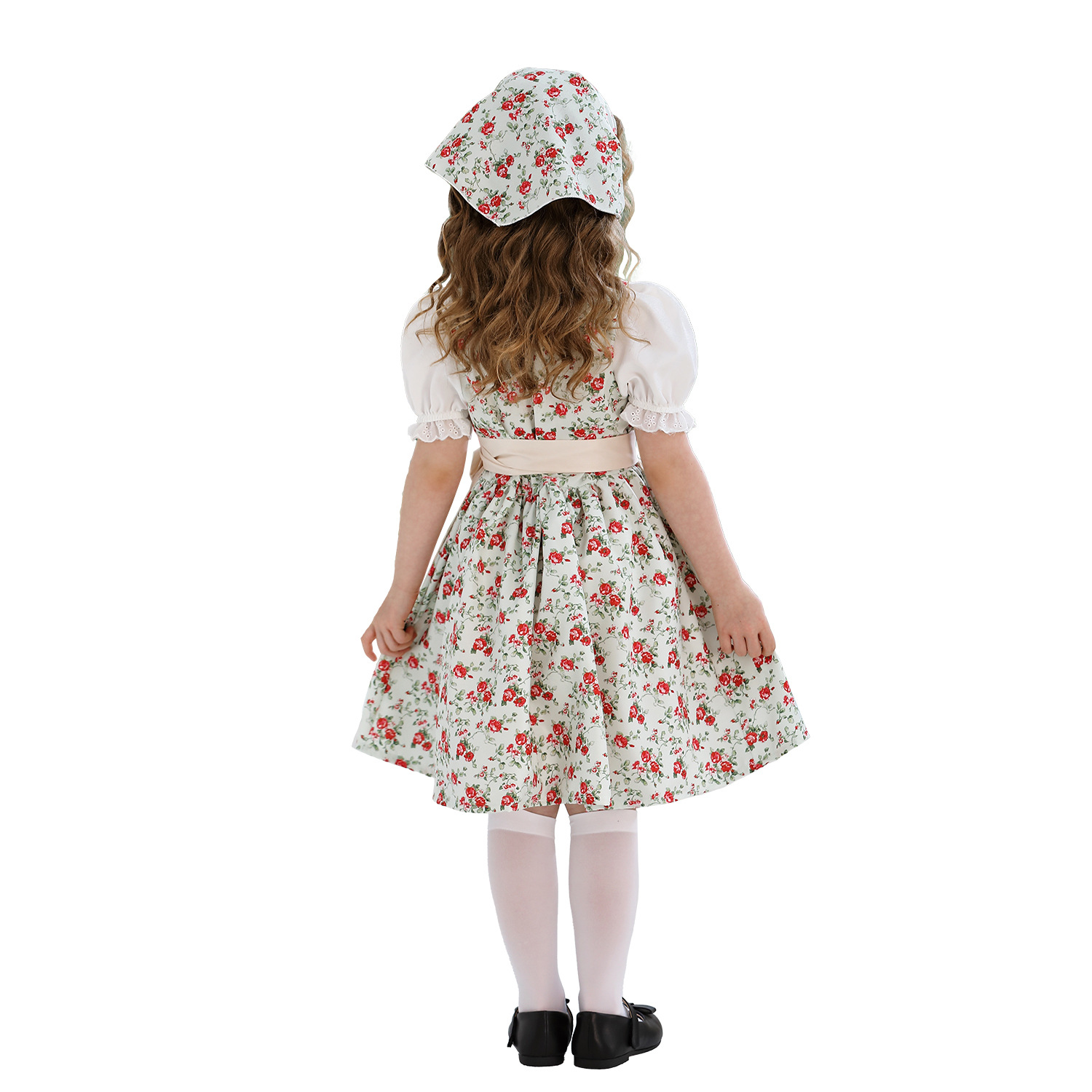 Rural Colonial Children's Clothing Beer Festival Maid Style Cottage Girl Lolita Farm Dirndl Dress — image 5