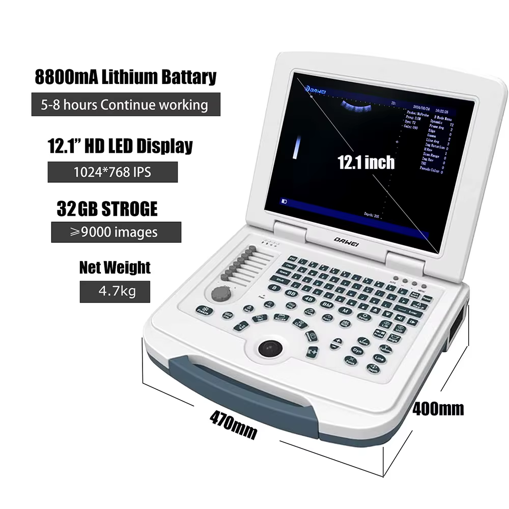 Portable Veterinary Ultrasound Scanner, Laptop Vet Pregnancy B-Ultra Machine, for Animal Farm Home Pet (B, B+B, 4B, B+M, M) — image 5