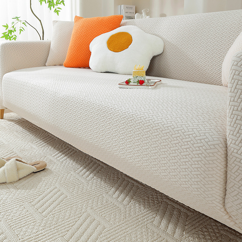 Red anti cat scratch elastic sofa cover all inclusive universal set — image 10