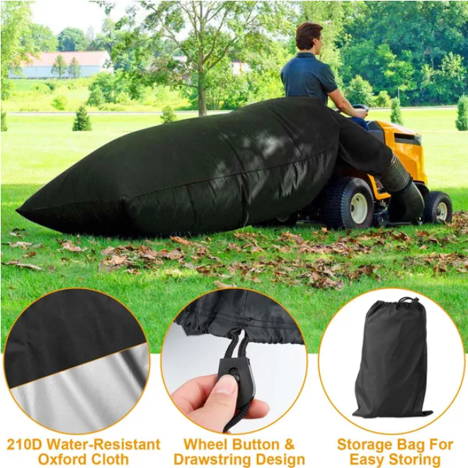 Lawn Tractor Leaf Bag 54 Cubic Feet Standard Garden Waste Bag With 112in Opening — image 3