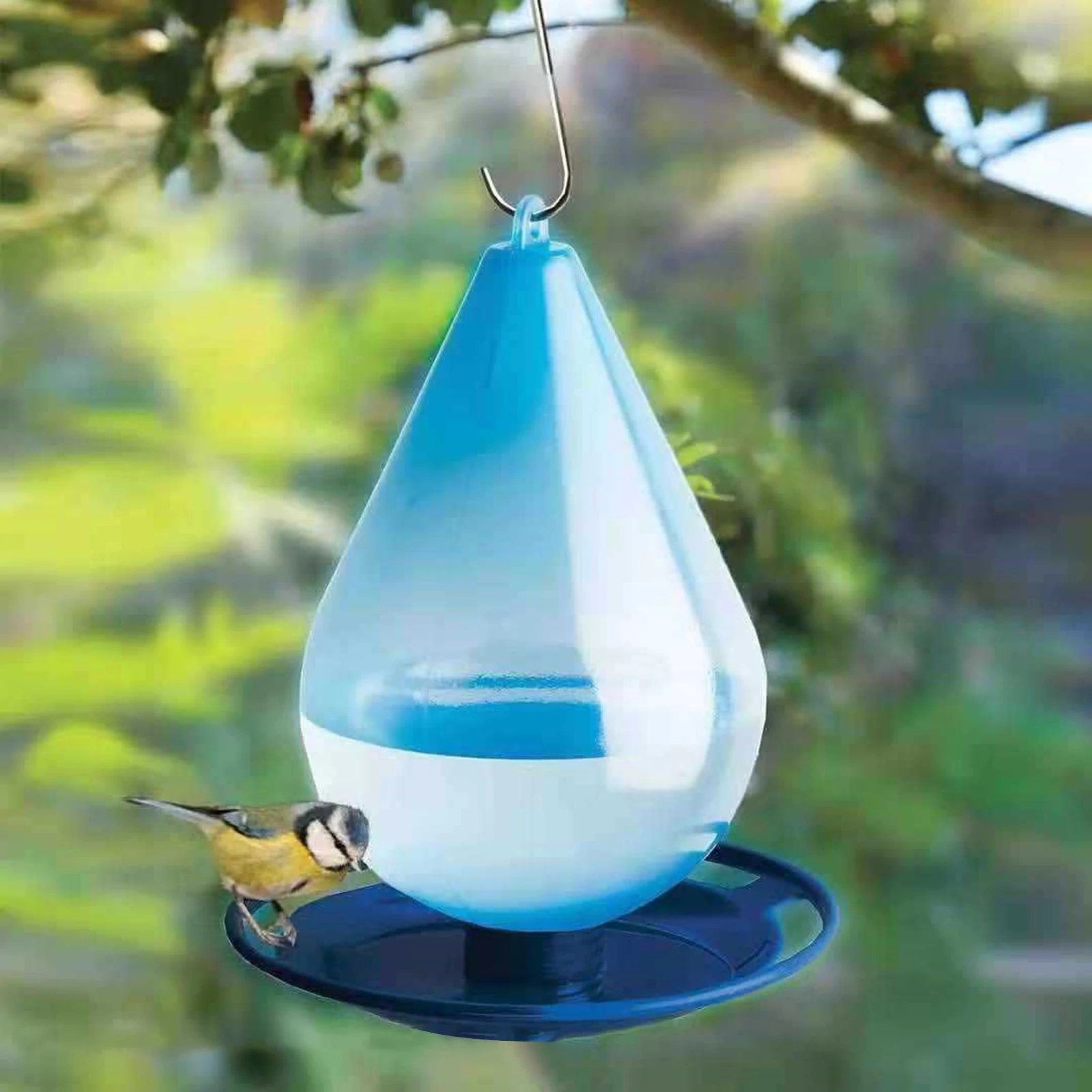 Water Feeder for Bird Waterer Droplet Bird Waterer Hanging Wild Birds Water Feeder for Outdoor Garden Bird Breeding Tools — image 1