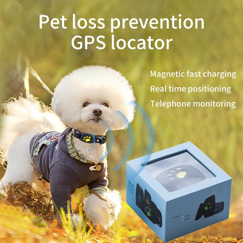 Localizador GPS para mascotas perro gato rastreador anti pérdida rastreador global portátil — imagen 8