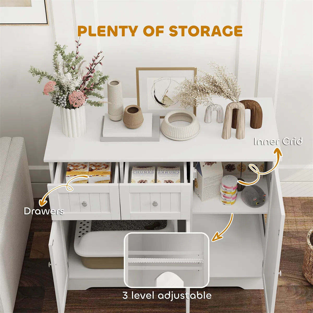 Cat Litter Box, Cat Litter Box Enclosure — image 3
