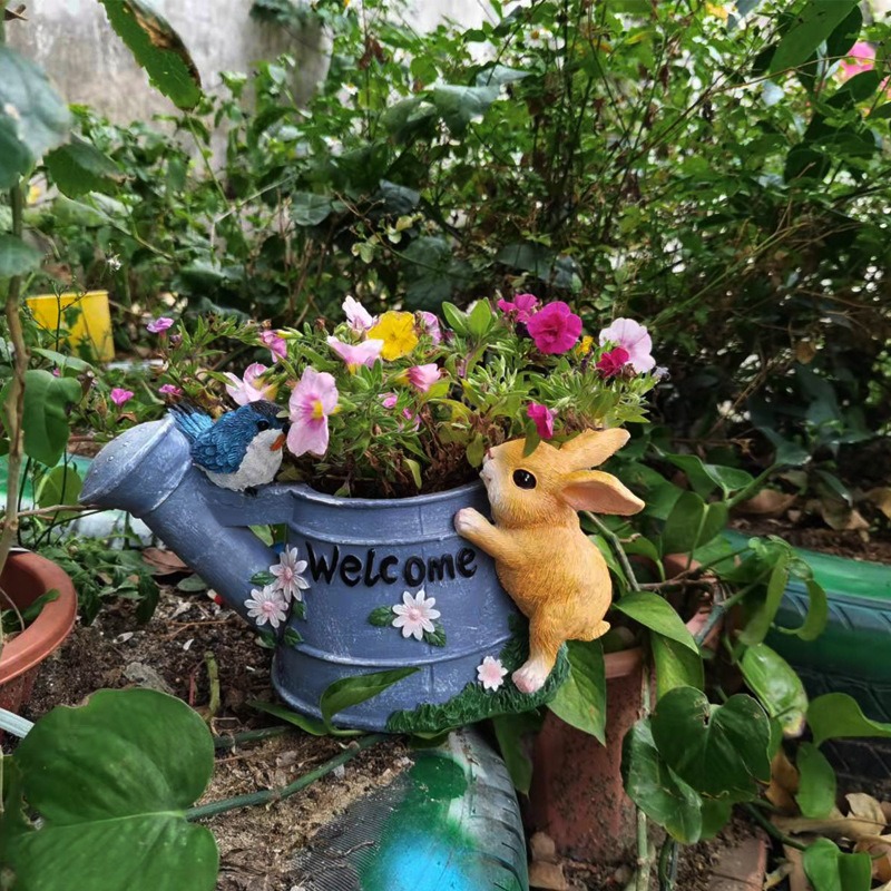 Decoraciones para balcones al aire libre - ideal para jarrones de conejos y macetas de flores — imagen 6