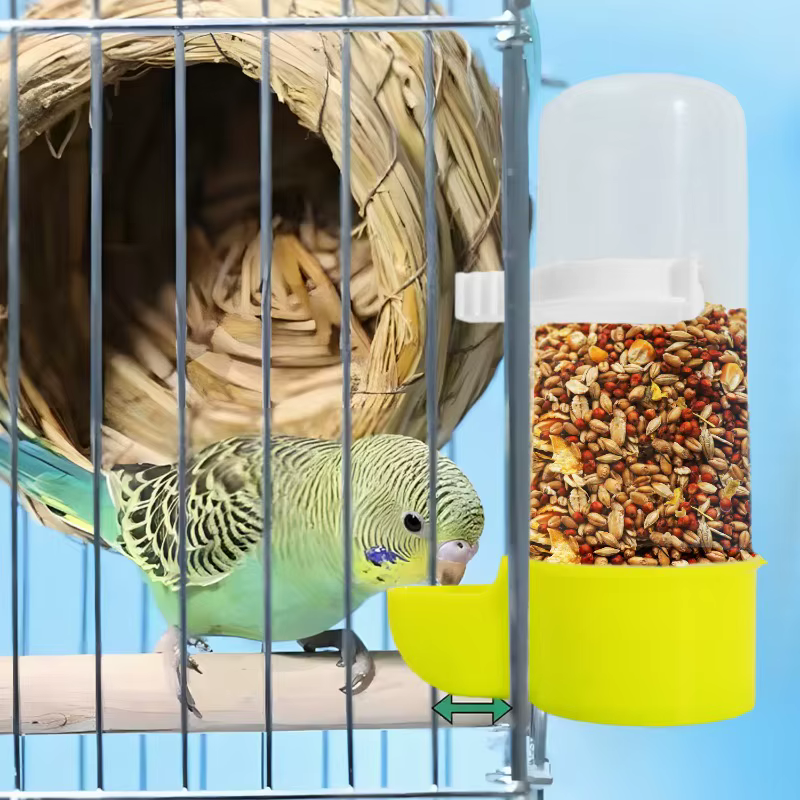 Comedero Colgante para Mascotas, 1/3 Piezas, Dispensador de Agua para Ardillas y Loros, Contenedor de Alimento, Caja de Comida para Aves, Accesorios para Jaula, Productos de Alimentación para Mascotas — imagen 3
