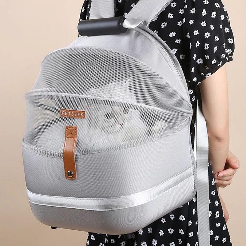 Pet Baby Bag Small Cat Bag Dog Shoulder Travel Bag Light Space Capsule Travel Bag — image 1