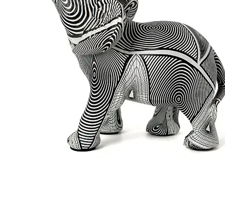 Graffiti Colorful Elephant Ornament Creative Resin Crafts Home Entrances Large Desktop Artworks Decorative Gifts — image 2