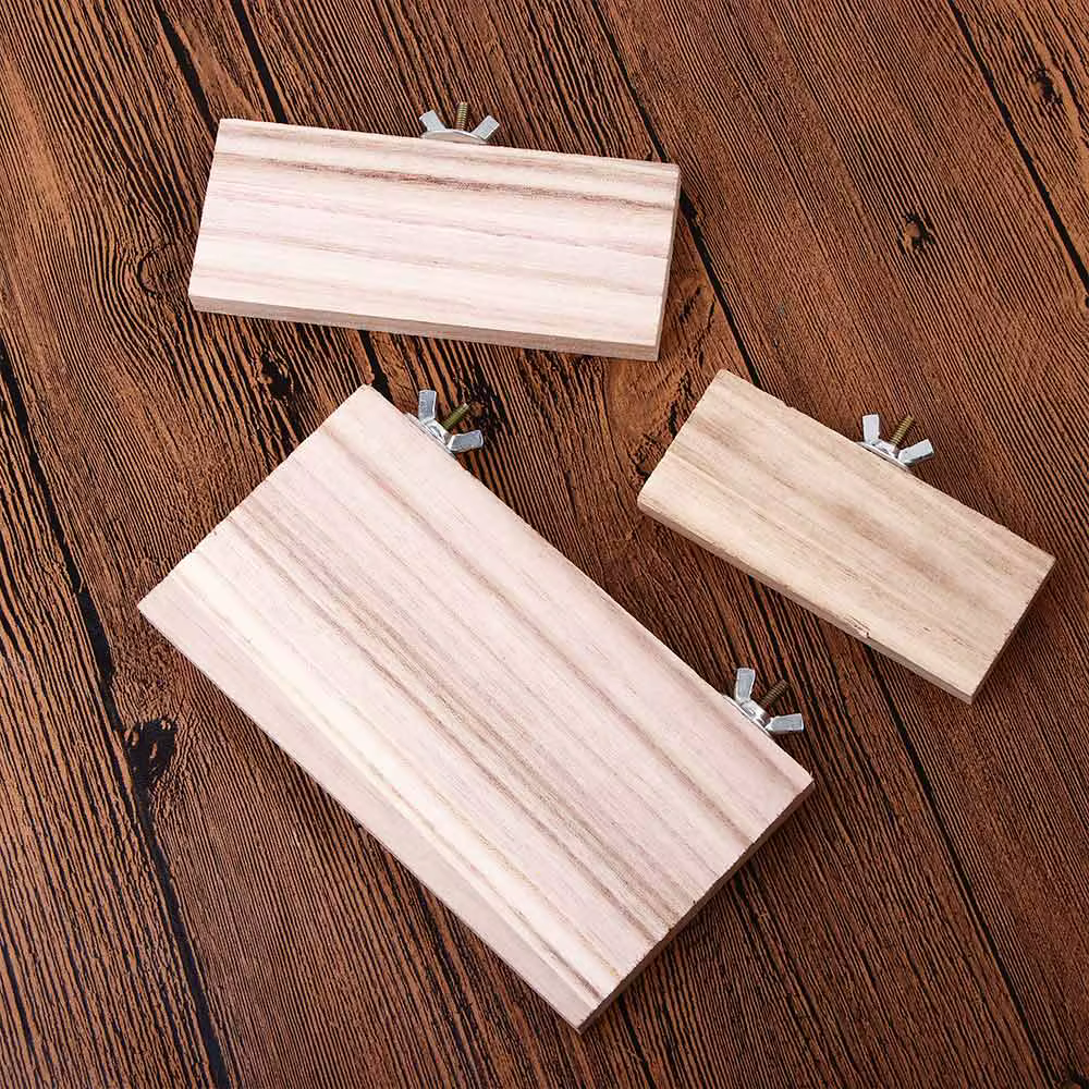 Pet Wood Stand Platform Bird Toys Parrot Rack Hamster Accessories Gerbils Mice Jumping Board Home Supplies — image 3