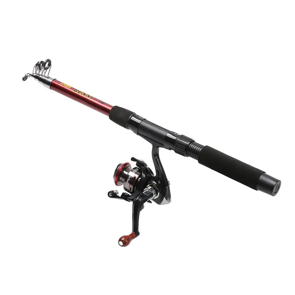 1.5-3.0m Fishing Tackle Tools Outdoor Fiberglass Sea Rod Telescopic Fishing Rod Pole — image 1