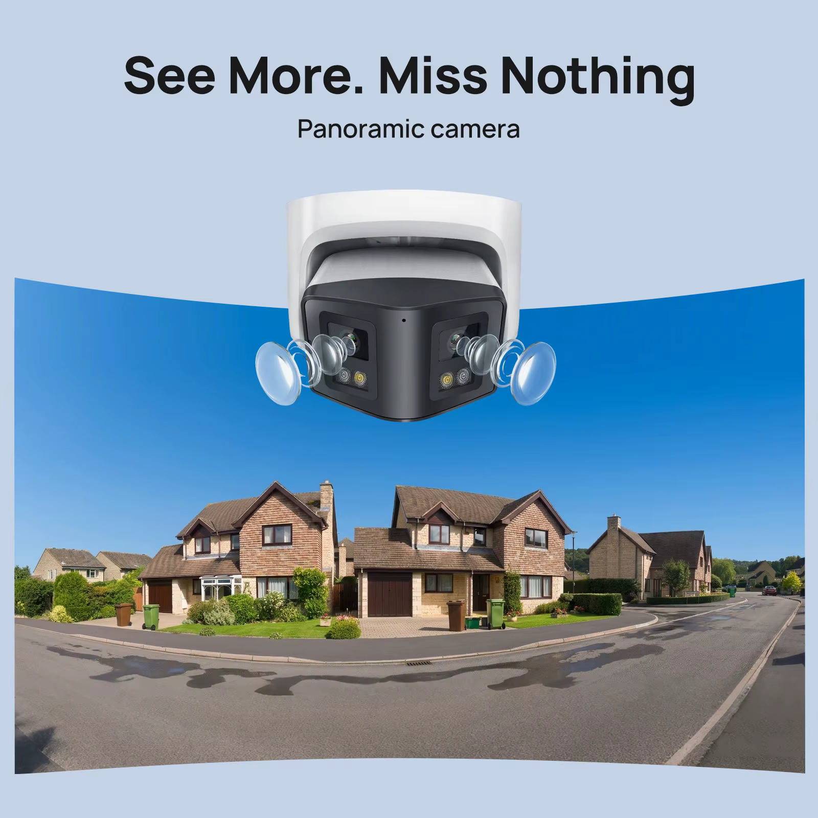 Vikylin Panoramic 4/8MP Dual Lens Smart Hybrid Light IP Camera Two-way Talk CCTV POE Security Camera Onvif Video Surveillance — imagen 4