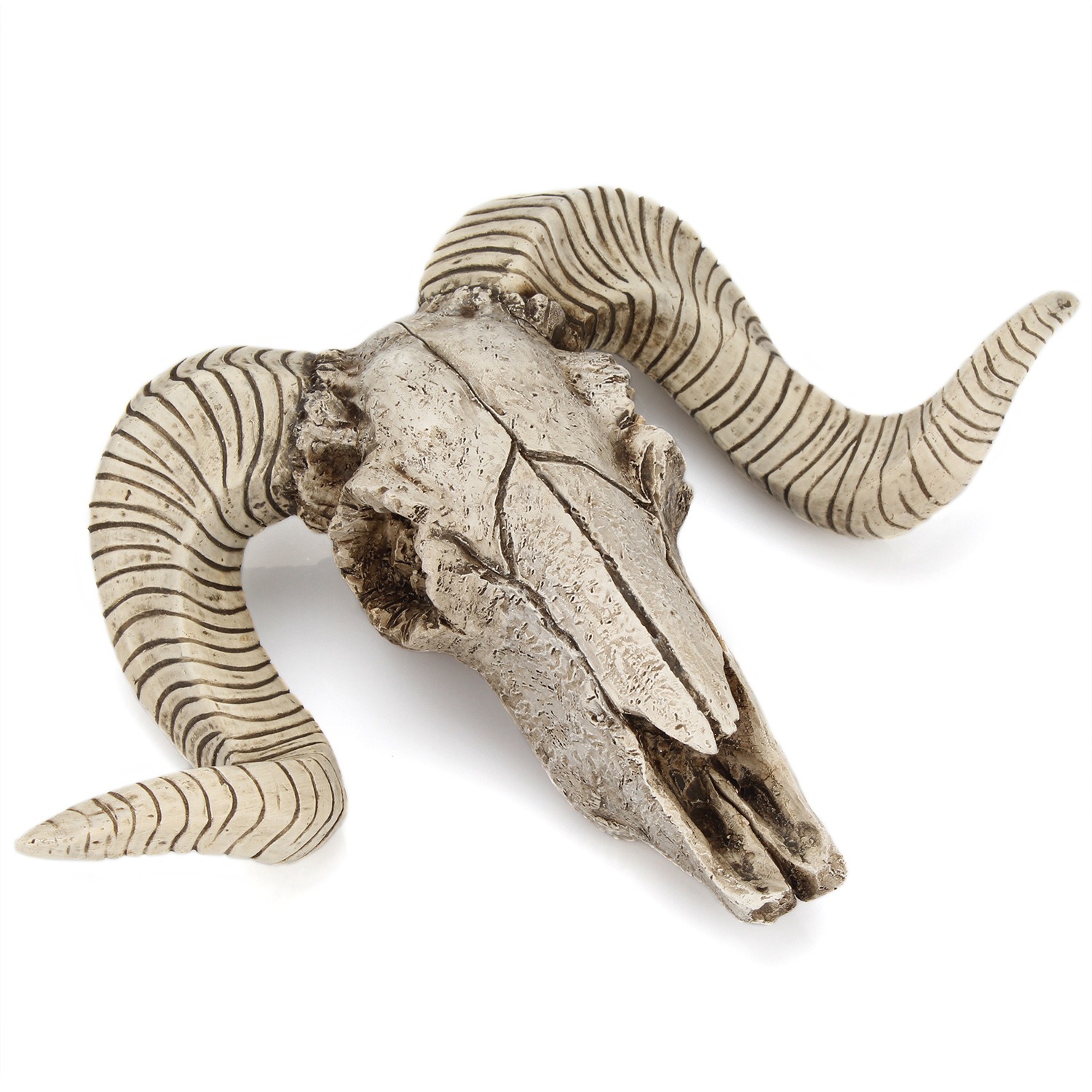 Sheep Horn Skeleton Wall Hanging Creative Home and Living Room Decoration Vintage Resin Crafts — image 5