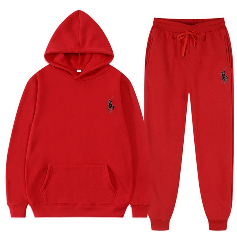 Hooded Sweatshirt Set Unisex with Kangaroo Pocket — image 9