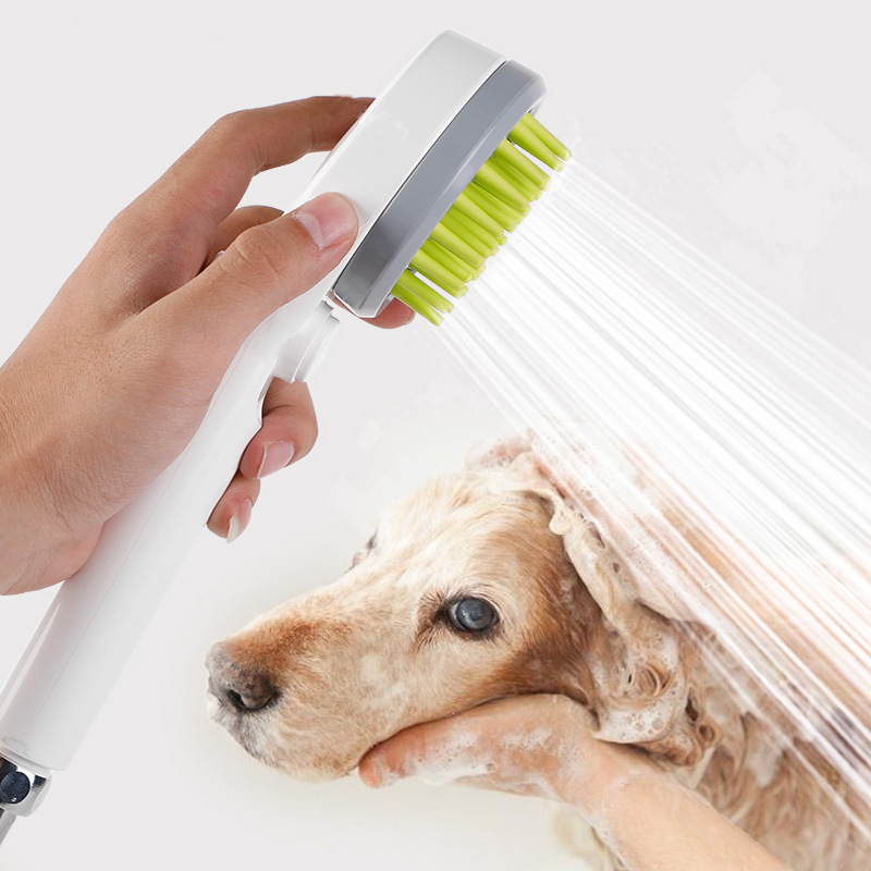 Chorro de Baño para Perros con Masaaje - Cepillo para Teddy y Mascotas Caninas — imagen 1
