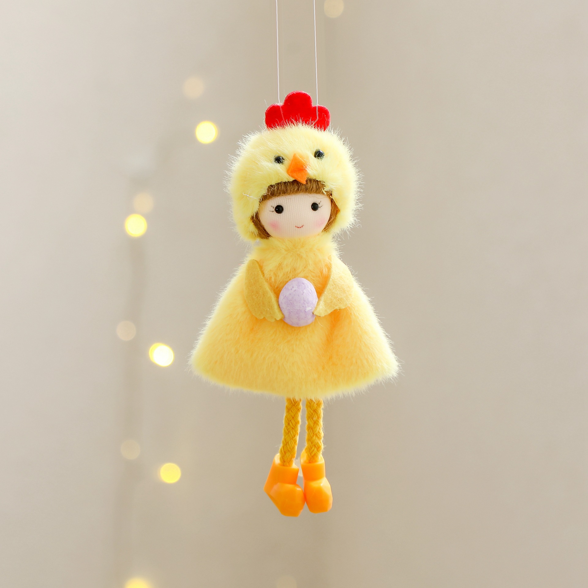 Easter Decoration Chick Egg Hanging Ornament Carrot Pendant Party Prop — image 5