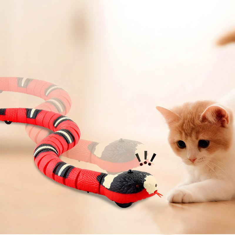 USB Rechargeable Interactive Cat Toy with Smart Sensing, an Automatic Electronic Snake for Kittens' Indoor Play — image 6