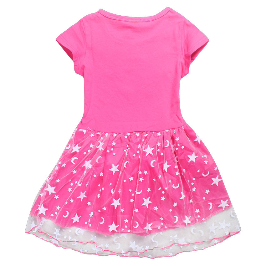Girls' dress with pure cotton butterfly print cartoon — image 5