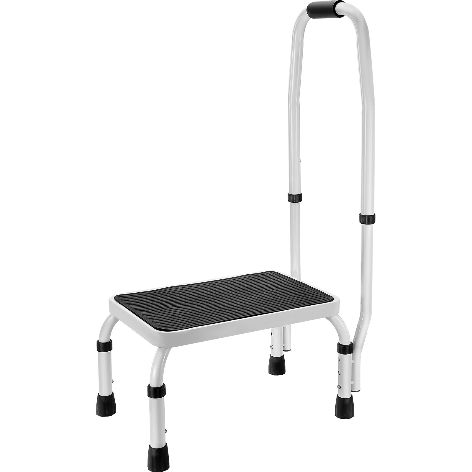 Step Stool 1-Step 330lbs Capacity, 3 Adjustable Height With Handle Steel Step Ladder, Portable Toddler Step Stools For Adults, Non-Slip Sturdy Step Ladders For Office, RVs, Pets — imagen 3