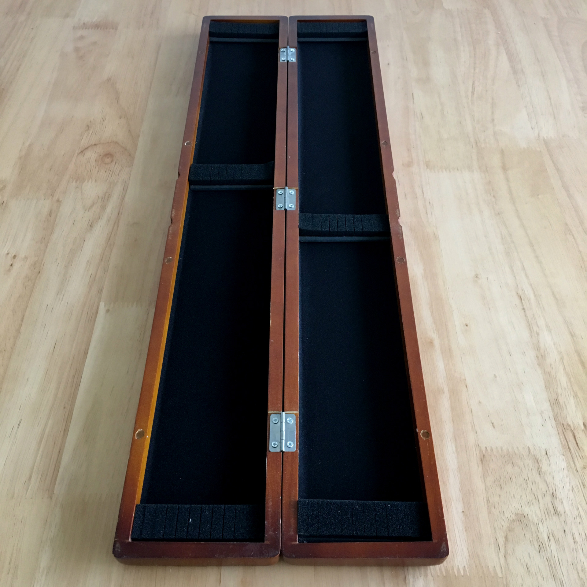 Caja flotante de madera de paulownia para accesorios de pesca — imagen 1