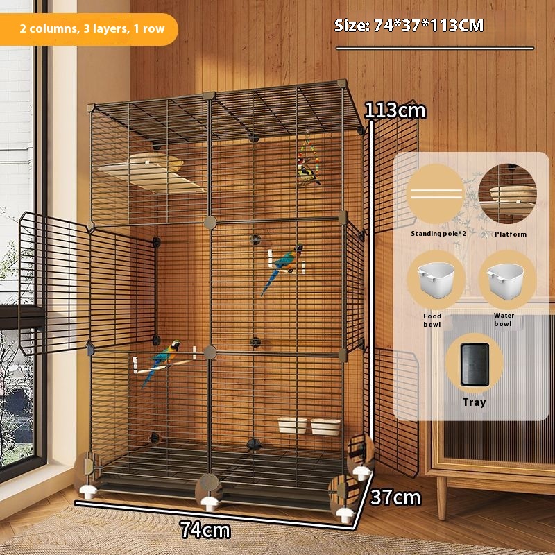 Parrot Cage New Splash-proof Home Ecological Villa — image 5