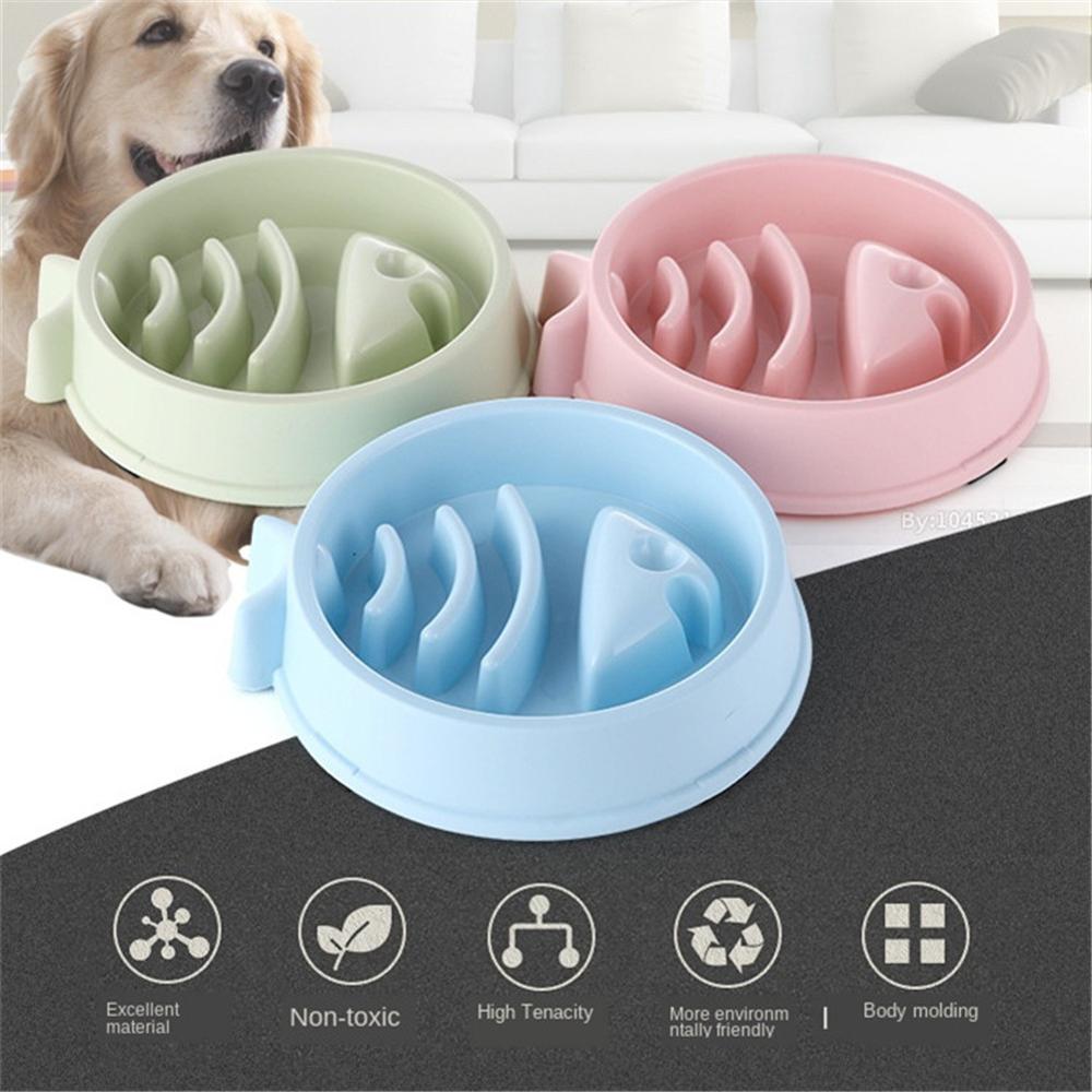 Tazones para Perros con Alimentación Lenta y Divertida - Taza de Comida Lenta para Prevenir el Estancamiento Digestivo en Perros Mediano Capacidad Saludable Comer - Forma de Pescado — imagen 6