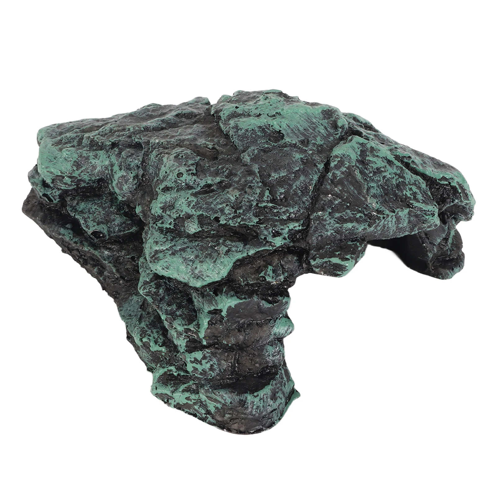 Reptile Rock Hide Cave Simulation Realistic Safe Comfortable Resin Rock Hideout for Terrarium Decoration — image 5