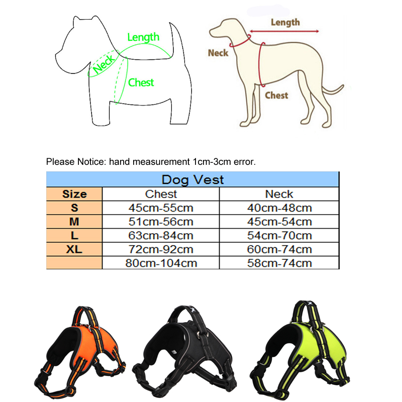 Arnes de Perro Respirable Seguro Reflectante Vestido para Perros Sin Tirar Cinturón de Control Ajuste para Perros Medianos y Grandes — imagen 2