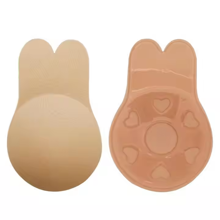 Suits For Large Size Invisible Bra Adhesive Strapless Bra Push Up Backless Sticky Bra Lift Nippleless Covers Rabbit Bra Breast Pasties — imagen 1