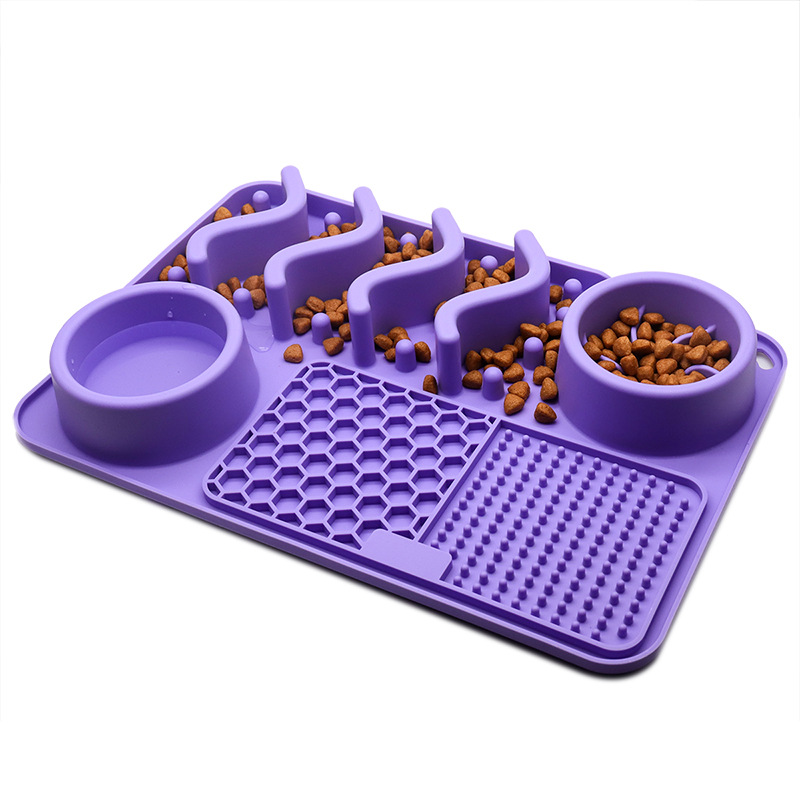 Dog Silicone Licking Pad Pet Licking Mat Silicone Smelling Mat Multifunctional Food Bowl Pets Supplies — image 22