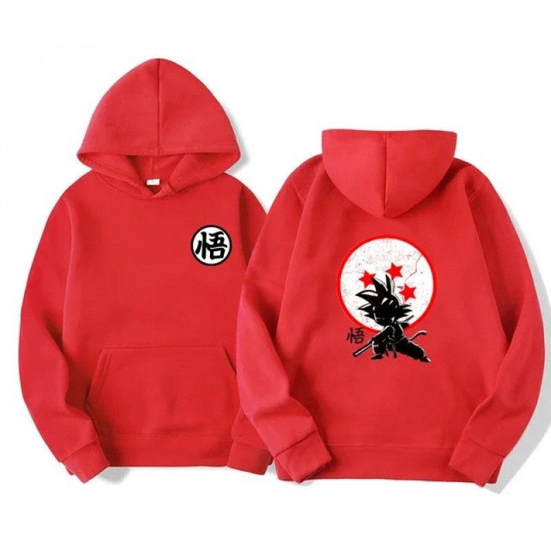 Casual Unisex Loose Hoodie Anime Dragon Ball Goku Round Neck Sweatshirt — image 10