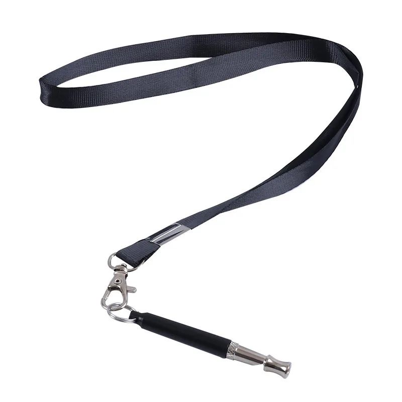 Dog Trainings Whistle Copper Ultrasonic Pet Dog Training Whistle Portable Keychain Whistle Adjustable Dog Flute Supplies — image 2