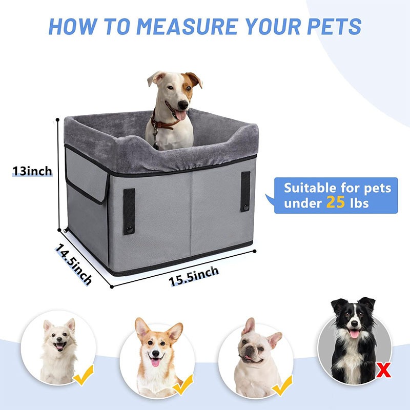 Car pet mats, small dogs, car accessories, dirt proof car seats, portable dog height increasing seats, car dog beds — image 3