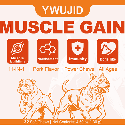 Tabletas suaves para aumentar la masa muscular de mascotas — imagen 1