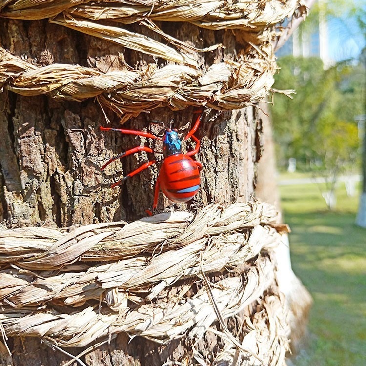 Simulated Bees Decorate Frog Animals Seven Star Ladybird Model Insect Ornaments Farm Shooting Props Diy Creativity — image 8