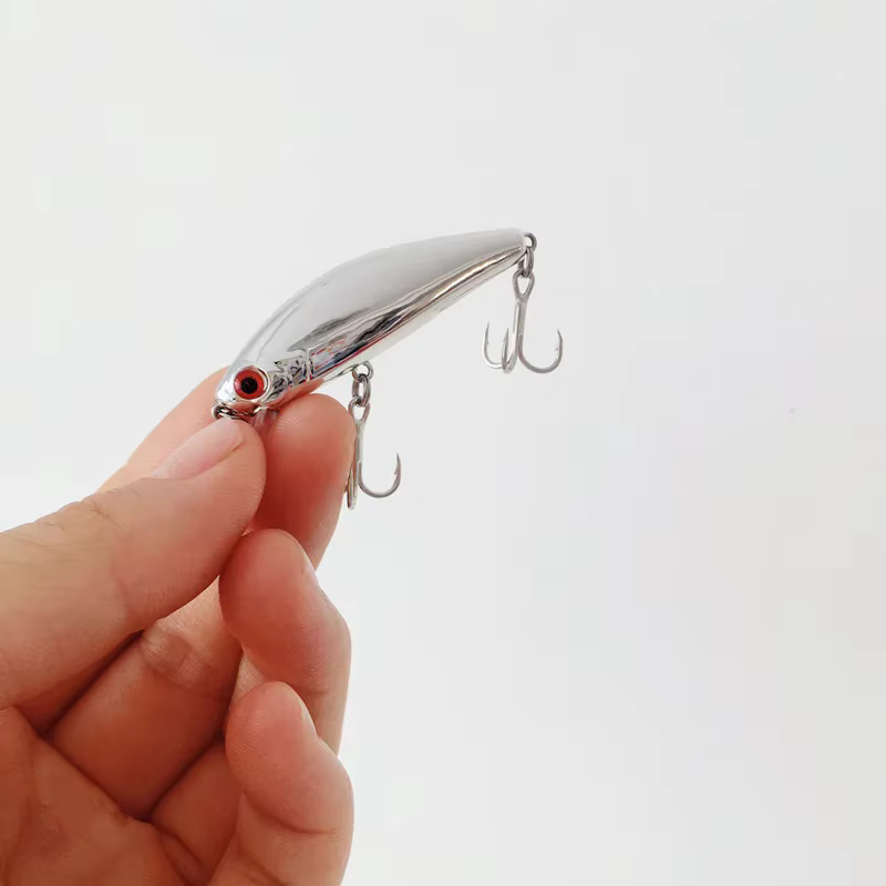 Mini Laser Hard Minnow Sinking Bait Wobbler Jerkbait Crank Fishing Lures Hook Bass Pesca Fresh Saltwater Tackle — image 2