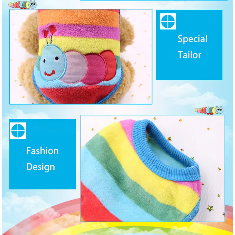 Cute Dog Clothes Winter Vest For Small Dogs Cats Warm Pets Sweater Soft Flannel Puppy Puffer Jacket Dog Accessories Supplies Xxs — image 4