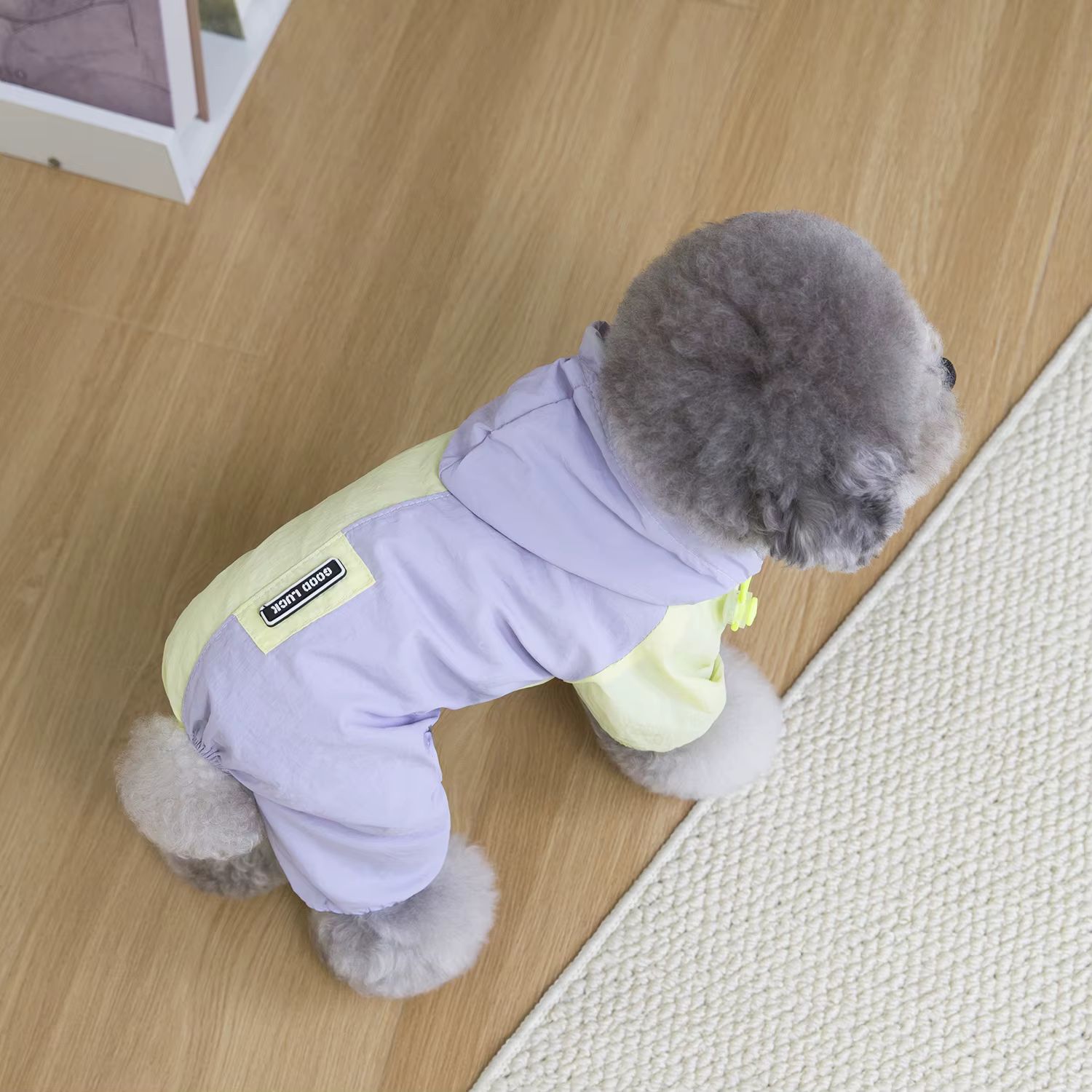 Pet dog clothes pet four-legged waterproof outdoor pet clothing autumn and winter three-color lightweight four-legged clothing — image 3