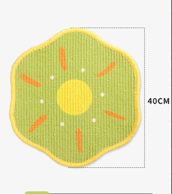 Artistic Jute Cat Scratcher Wall-Mounted Vertical Cat Scratch Pad Non-Shedding Cat Toy — image 17